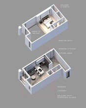 1 Month FREE! Move In Now! Spacious Modern Loft... 6 floor plan